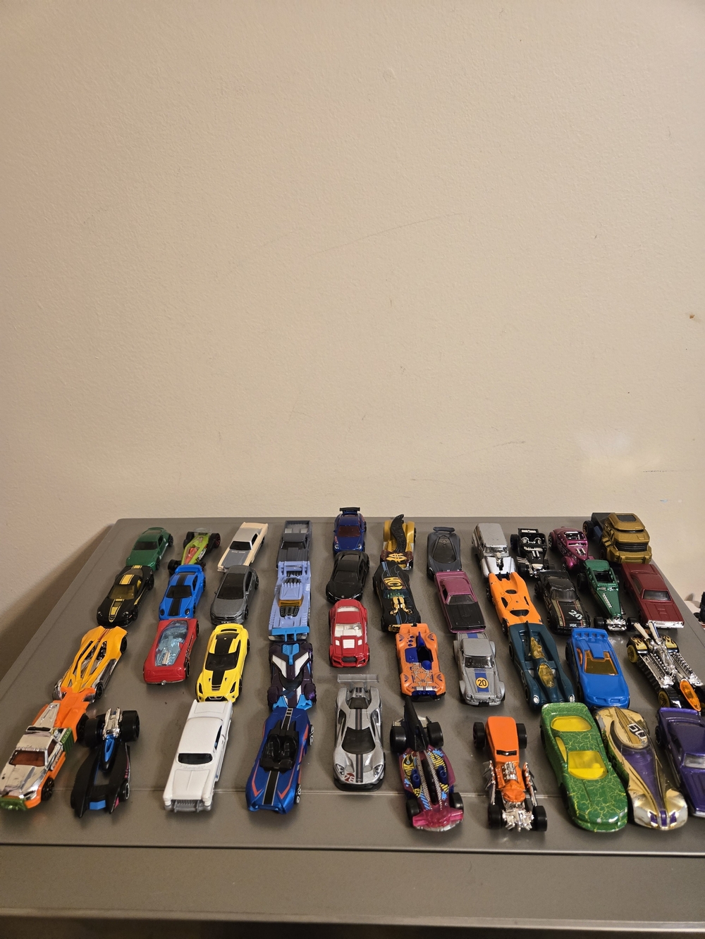 Lot of 42 Die-Cast Hot Wheels Toy Cars